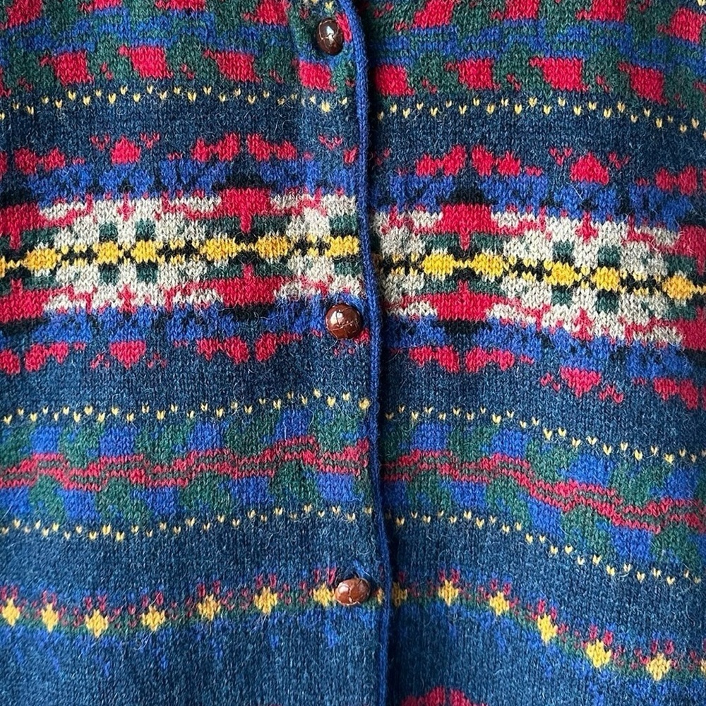 Woolrich Vintage Sweater Vest L - Picture 3 of 12